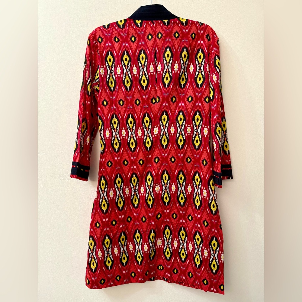 Tory Burch 3/4 Sleeve Tunic Dress Sz 8 - Picture 3 of 4